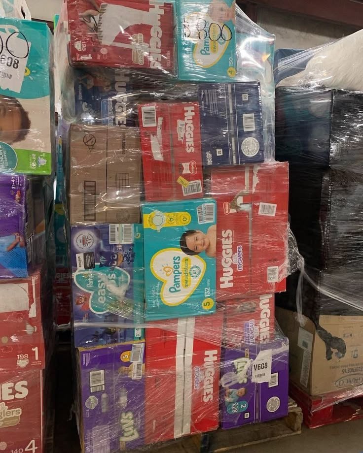 Wholesale Baby Diapers Pallets