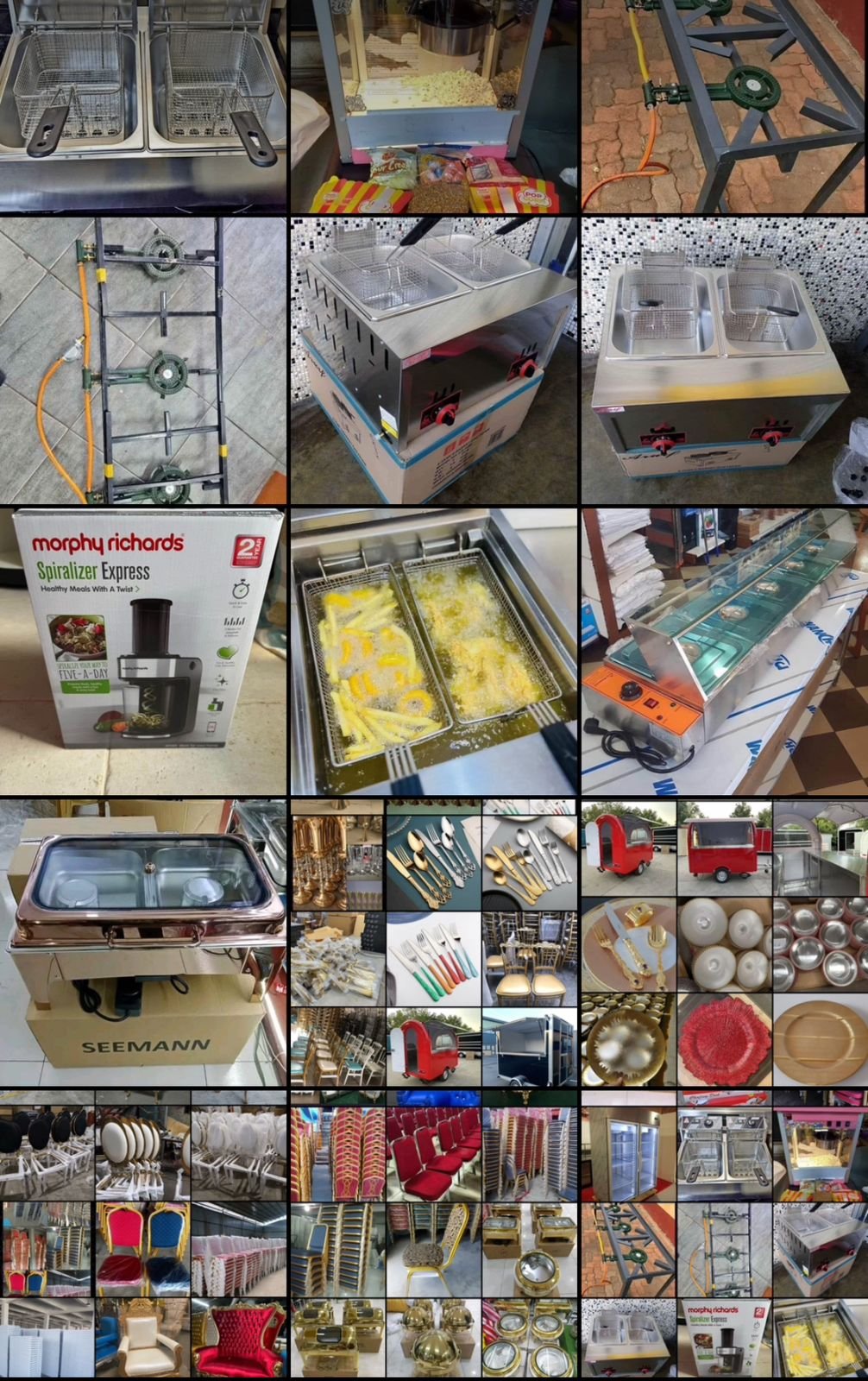 Party equipment pallets for sale
