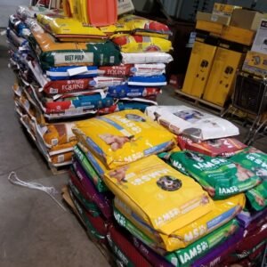 Pet food pallets for sale