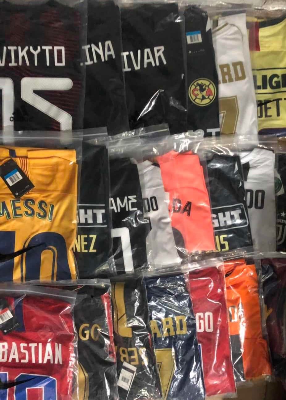 Soccer jerseys pallets wholesale